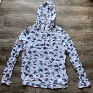 Zara men palm tree linen jacket